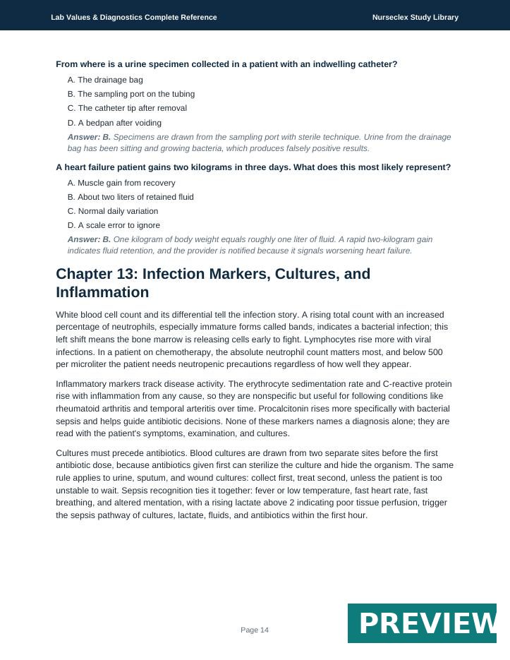 Lab Values & Diagnostics Complete Reference - Page 14