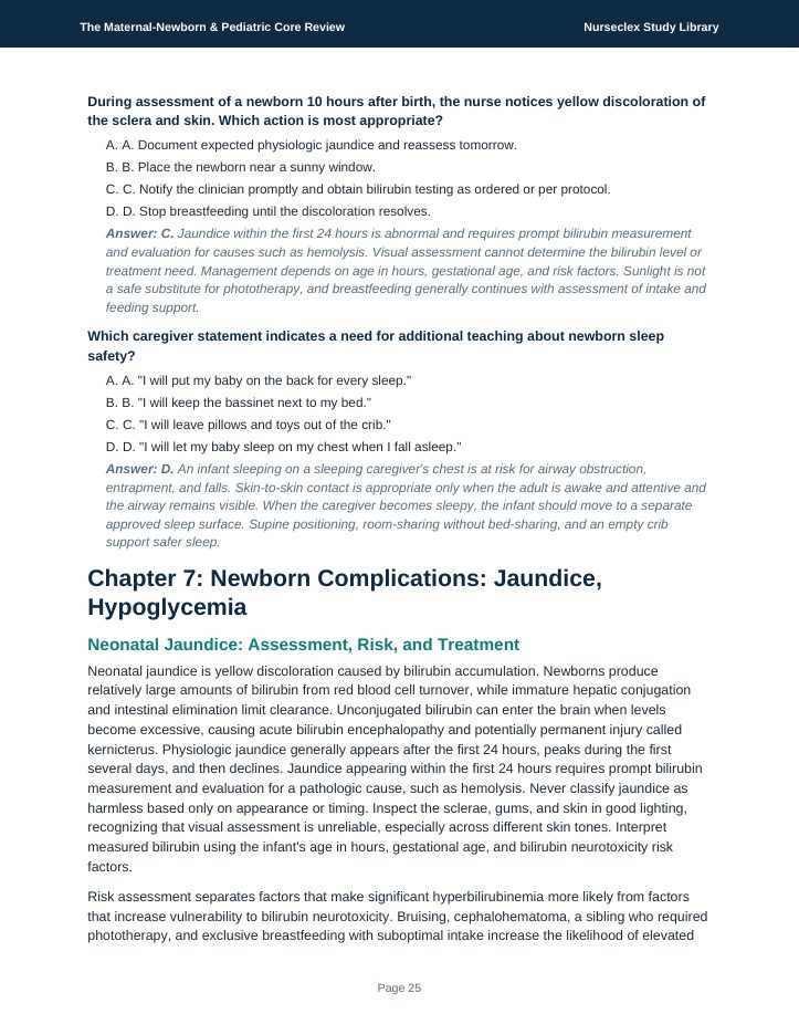The Maternal-Newborn & Pediatric Core Review - Page 25