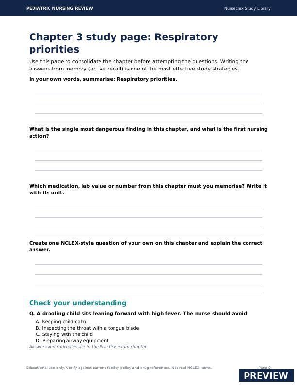 Pediatric Nursing Review - Page 9